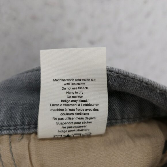 RAG & BONE Men's Jeans Fit 1 Skinny Asher Gray Cotton Blend Stretch Size 38x32 - Picture 9 of 9